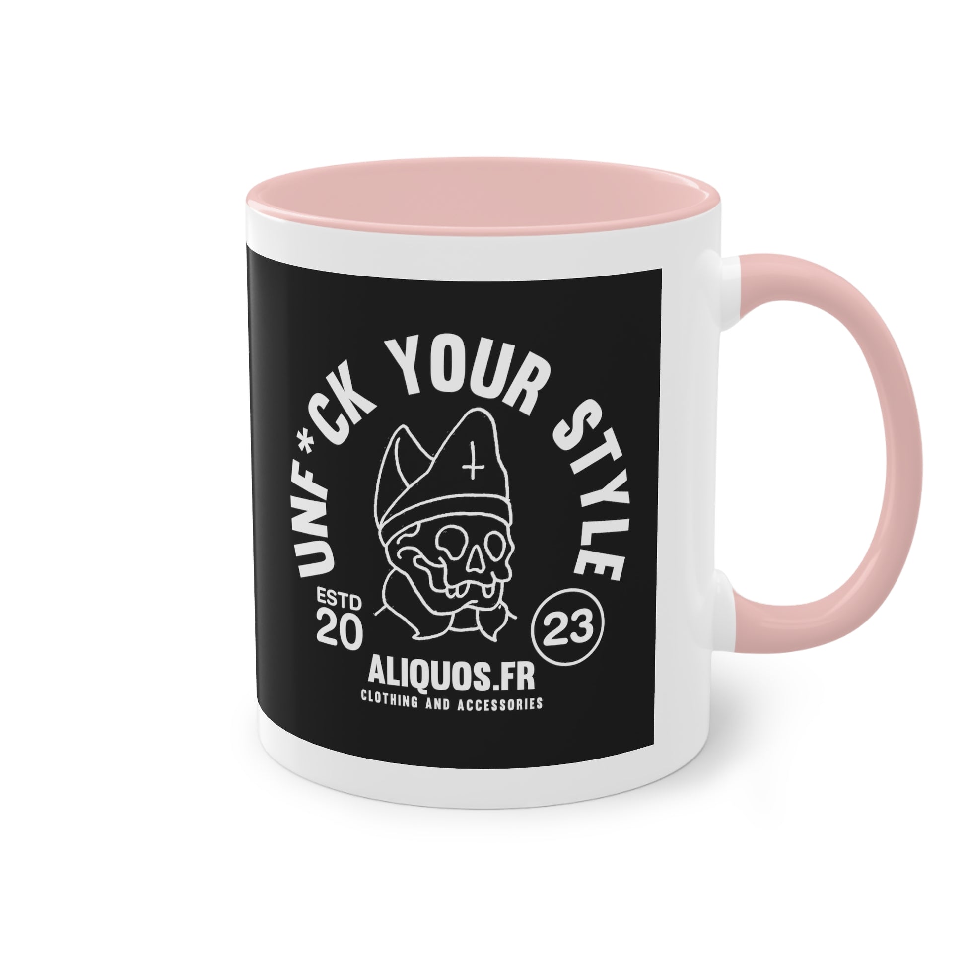 Evil Bishop Two-Tone Coffee Mug, 11oz - ALIQUOS