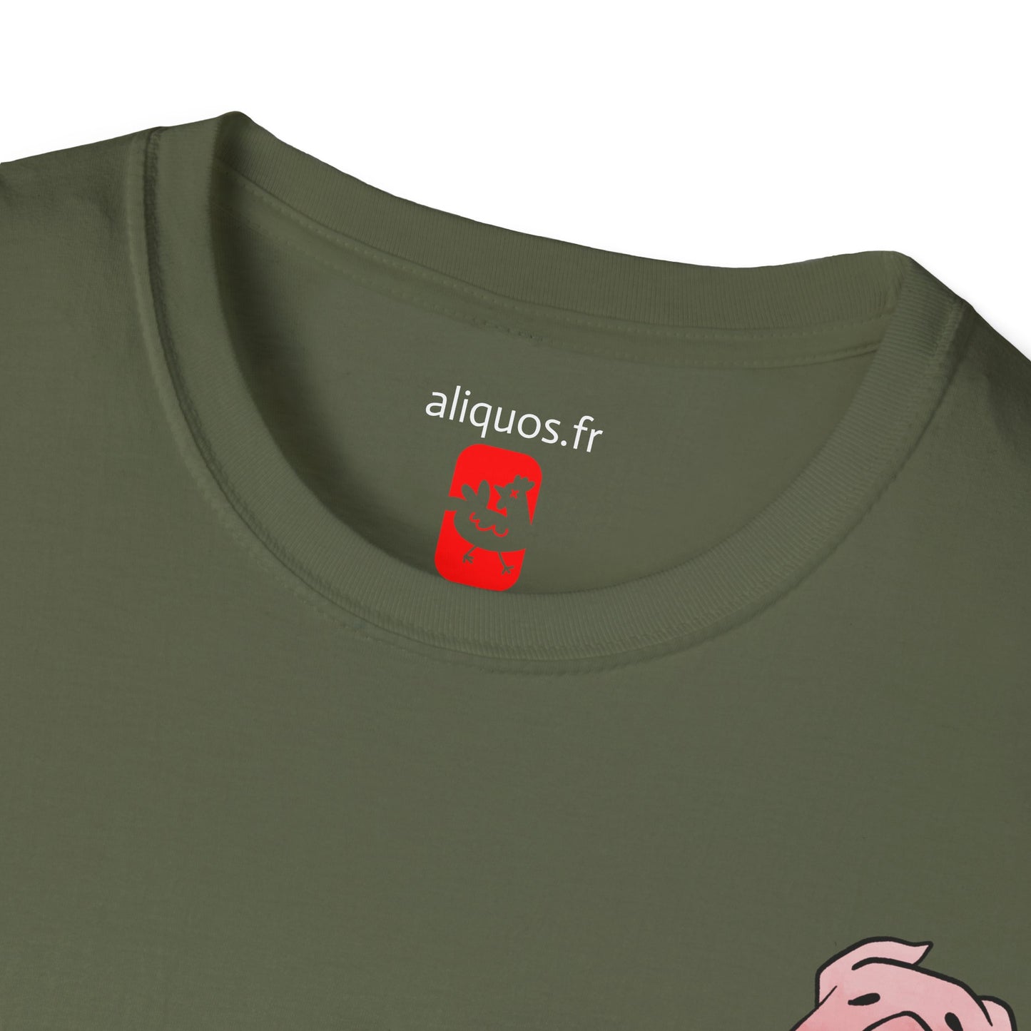 Unisex T-Shirt - Piggy Head -  Aliquos