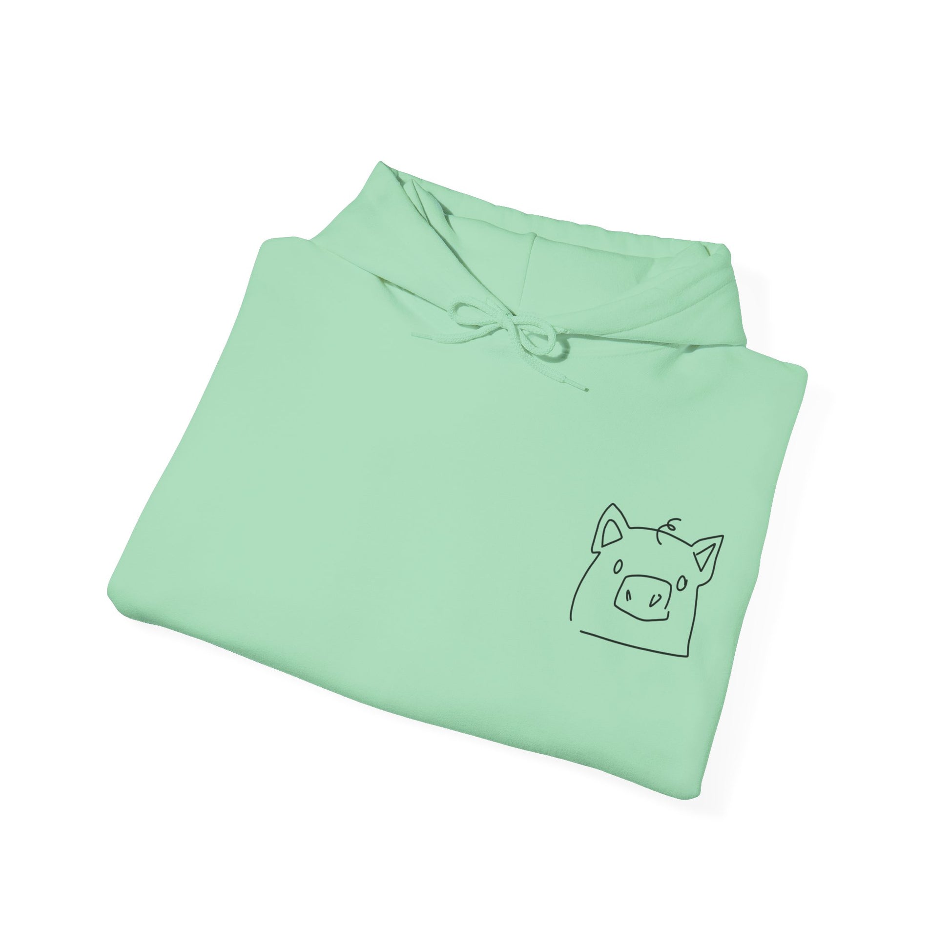 Piggy Face Unisex Hooded Sweatshirt - ALIQUOS
