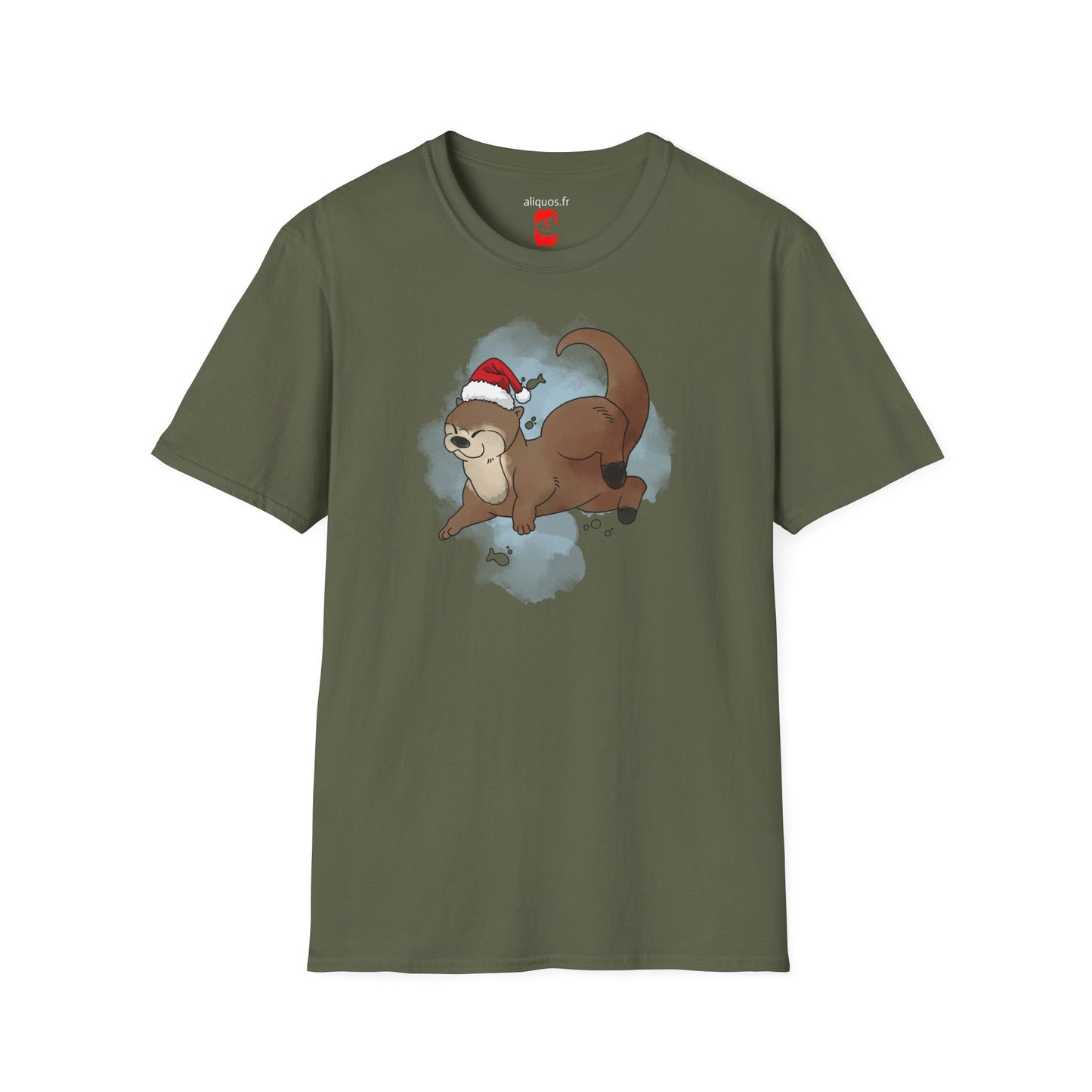 Unisex T-Shirt - Christmas Otter 1
