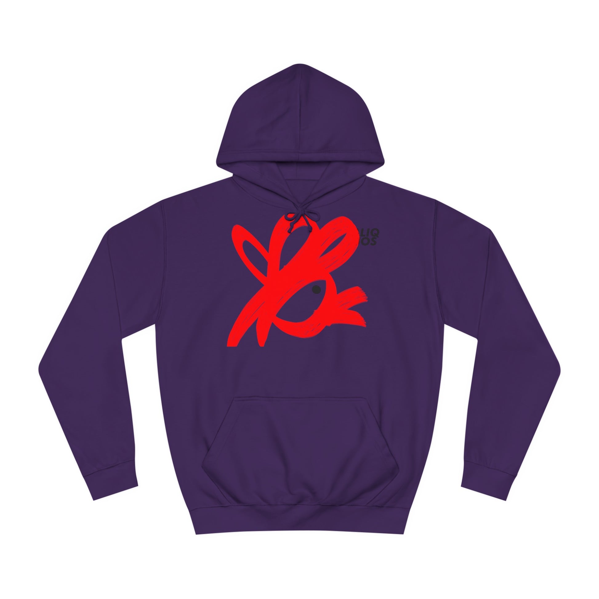 Unisex College Hoodie Painted Chicken - ALIQUOS