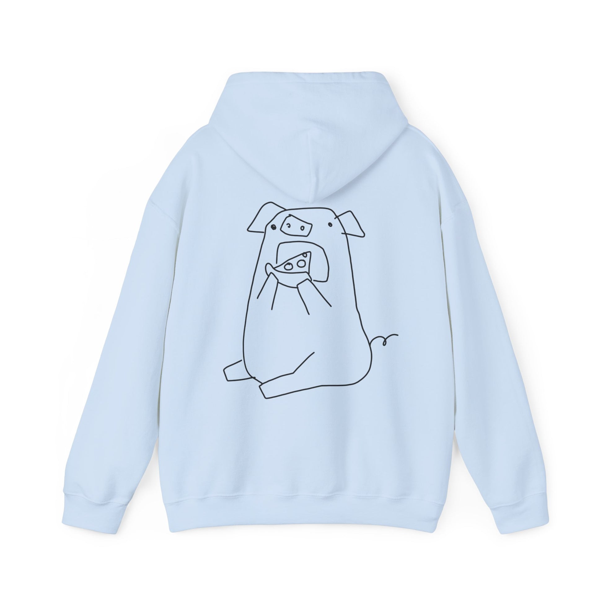 Pizza Piggy Unisex Hooded Sweatshirt - ALIQUOS