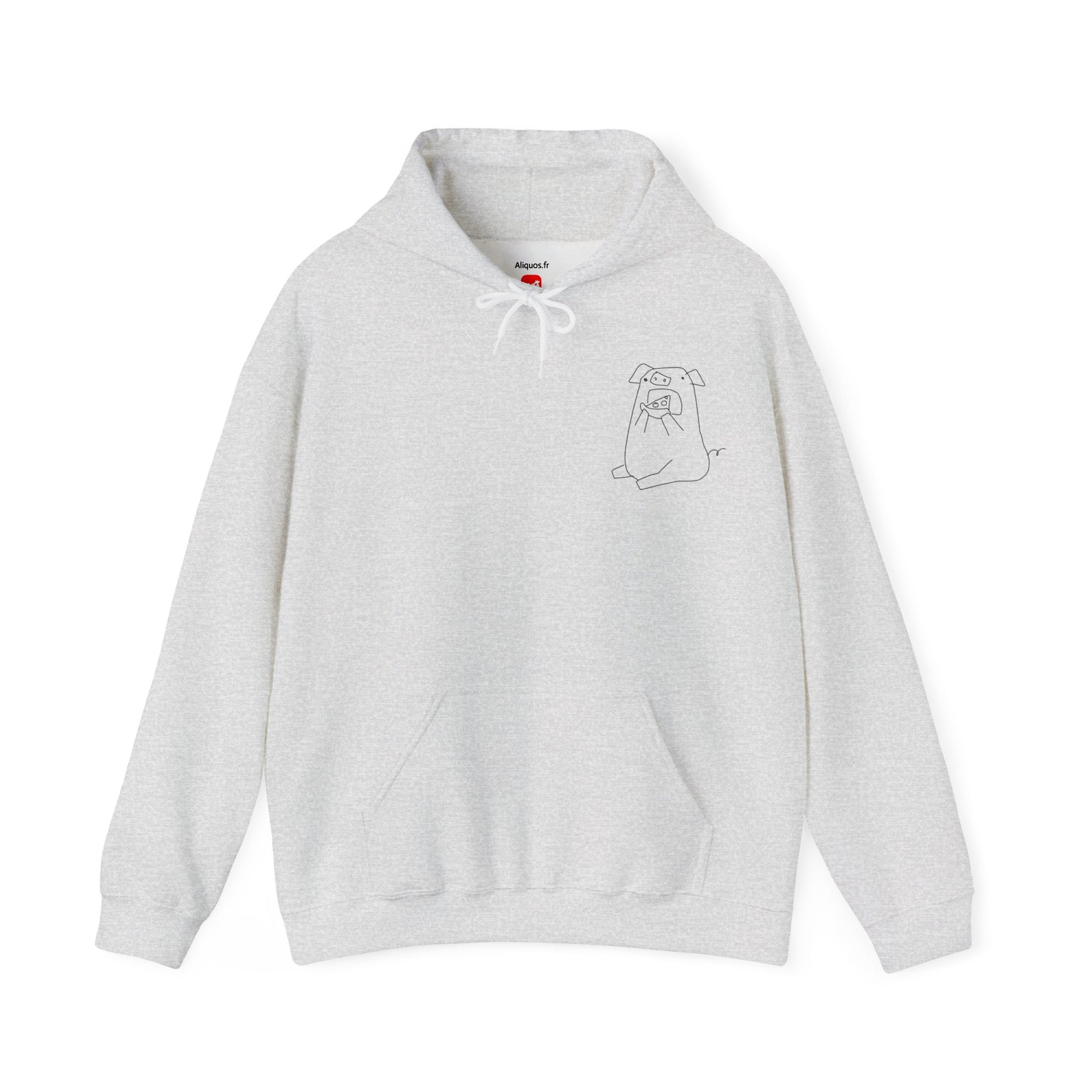 Pizza Piggy Unisex Hooded Sweatshirt - ALIQUOS