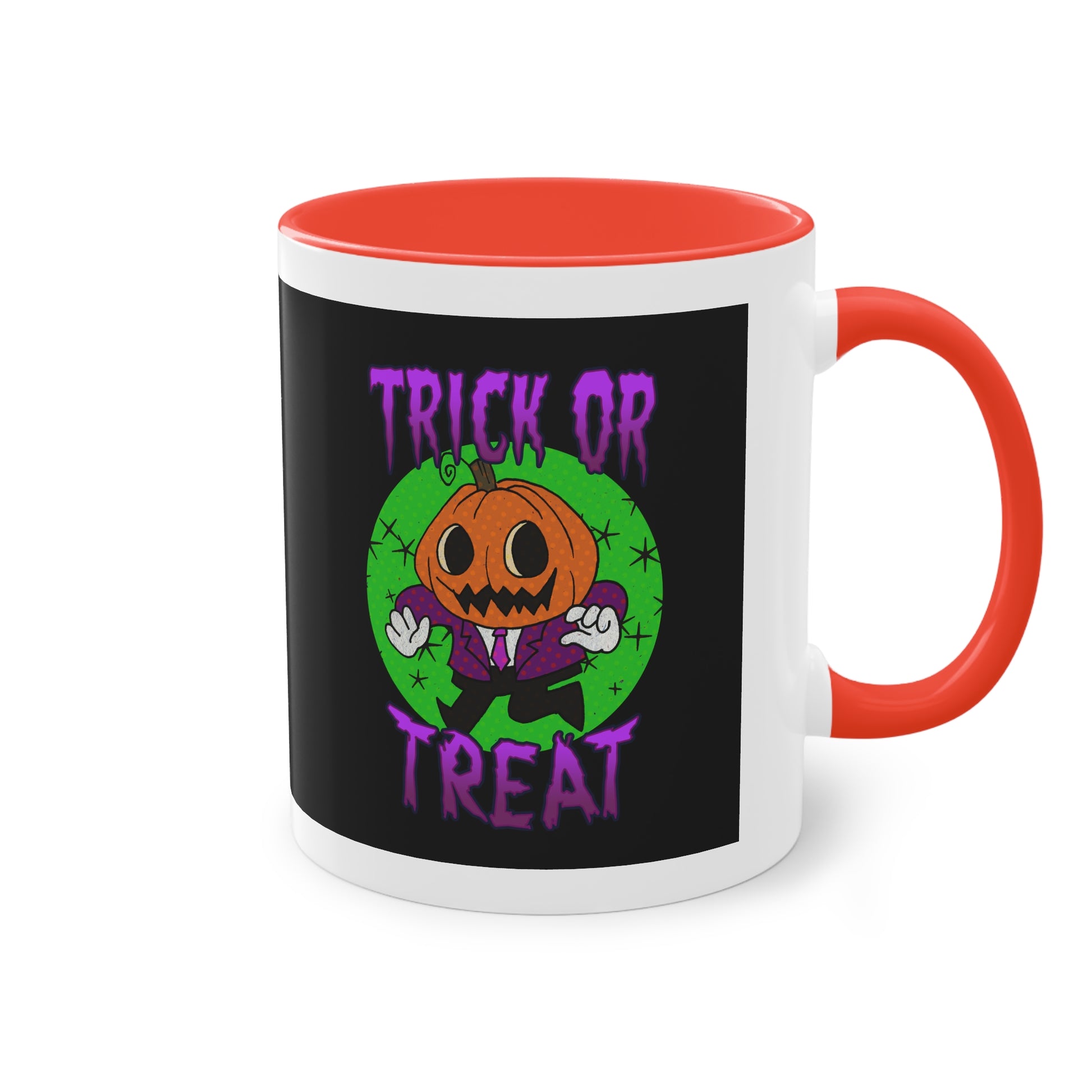 Two Tone Mug - Halloween Jack O' Lantern - ALIQUOS