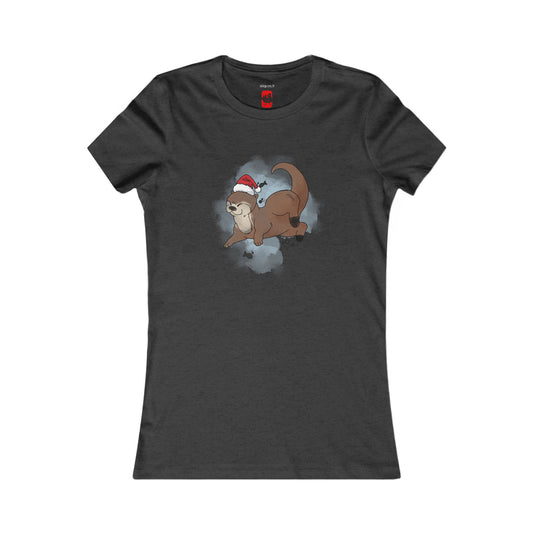 Damen T-Shirt - Weihnachtsotter 1 