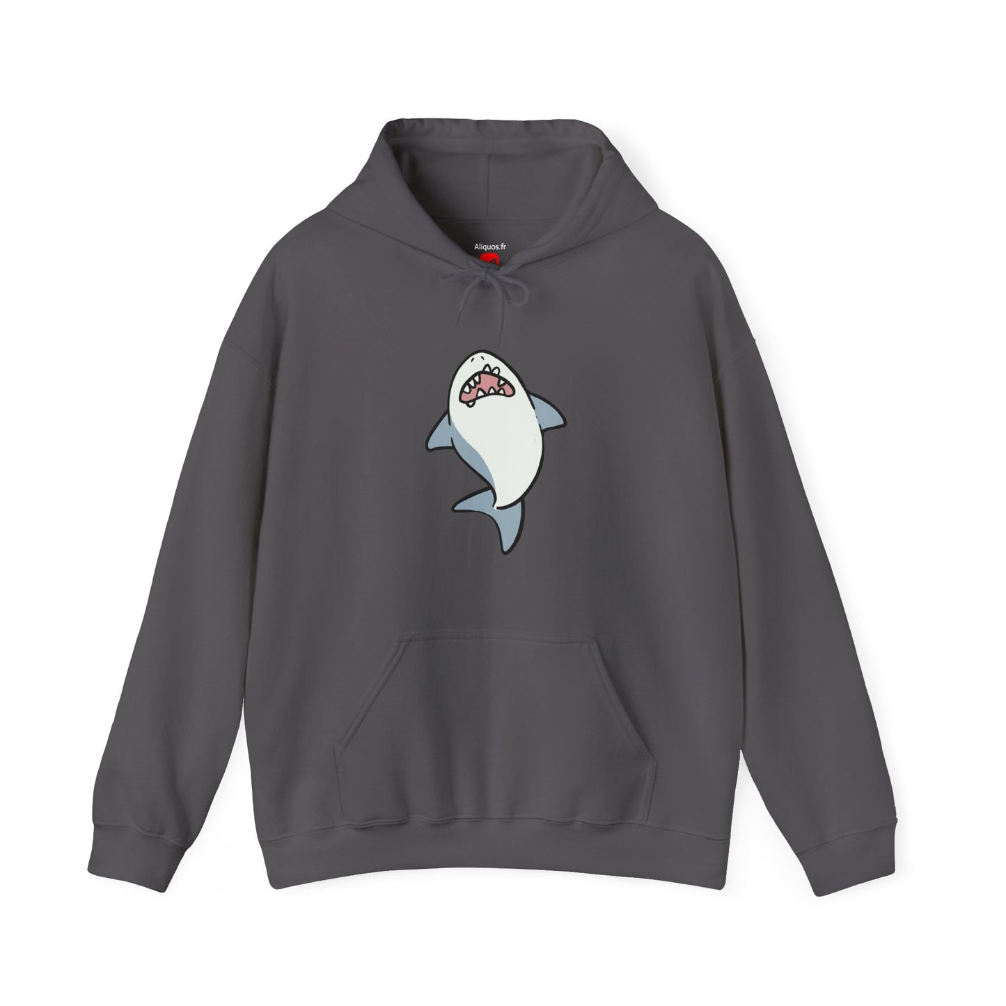 Sweat à capuche unisexe - Requin hurlant - Aliquos 