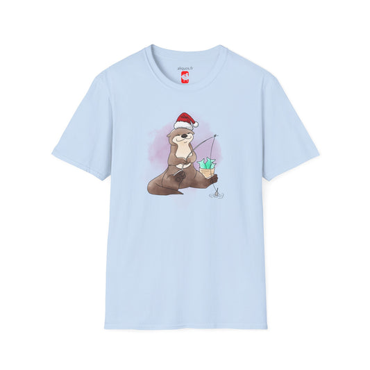Unisex T-Shirt - Christmas Otter 6