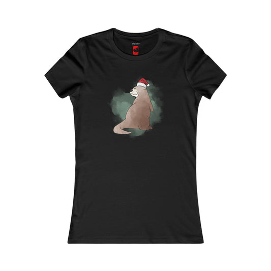Damen T-Shirt - Weihnachtsotter 15 