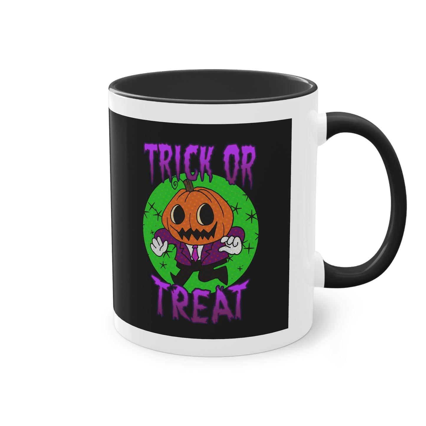Two Tone Mug - Halloween Jack O' Lantern - ALIQUOS