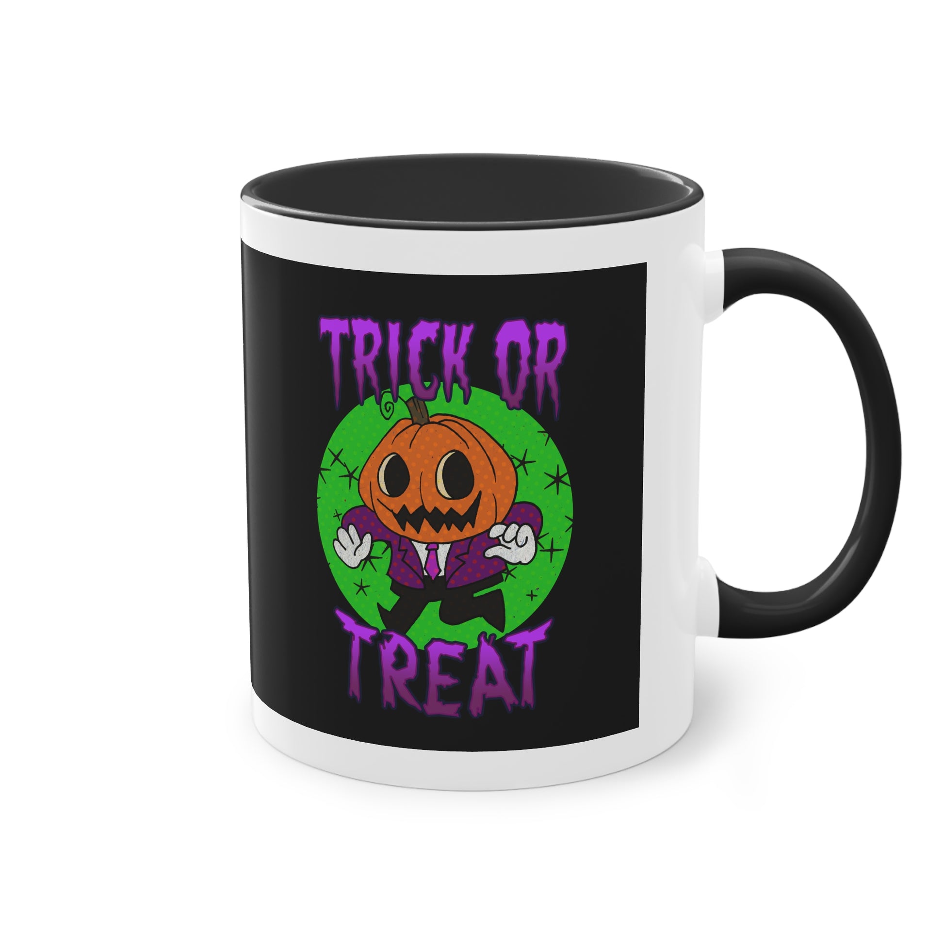 Two Tone Mug - Halloween Jack O' Lantern - ALIQUOS