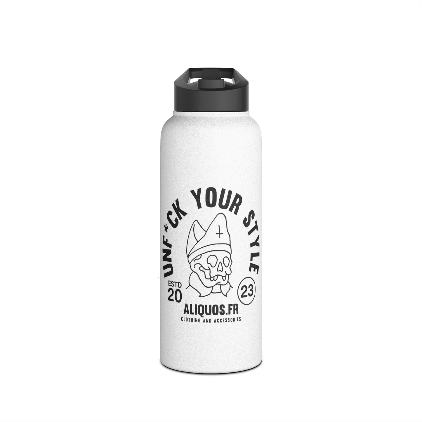 Evil Bishop Stainless Steel Water Bottle, Standard Lid - ALIQUOS