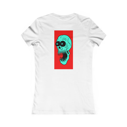 Women's Fitted Tee - Neon Monster