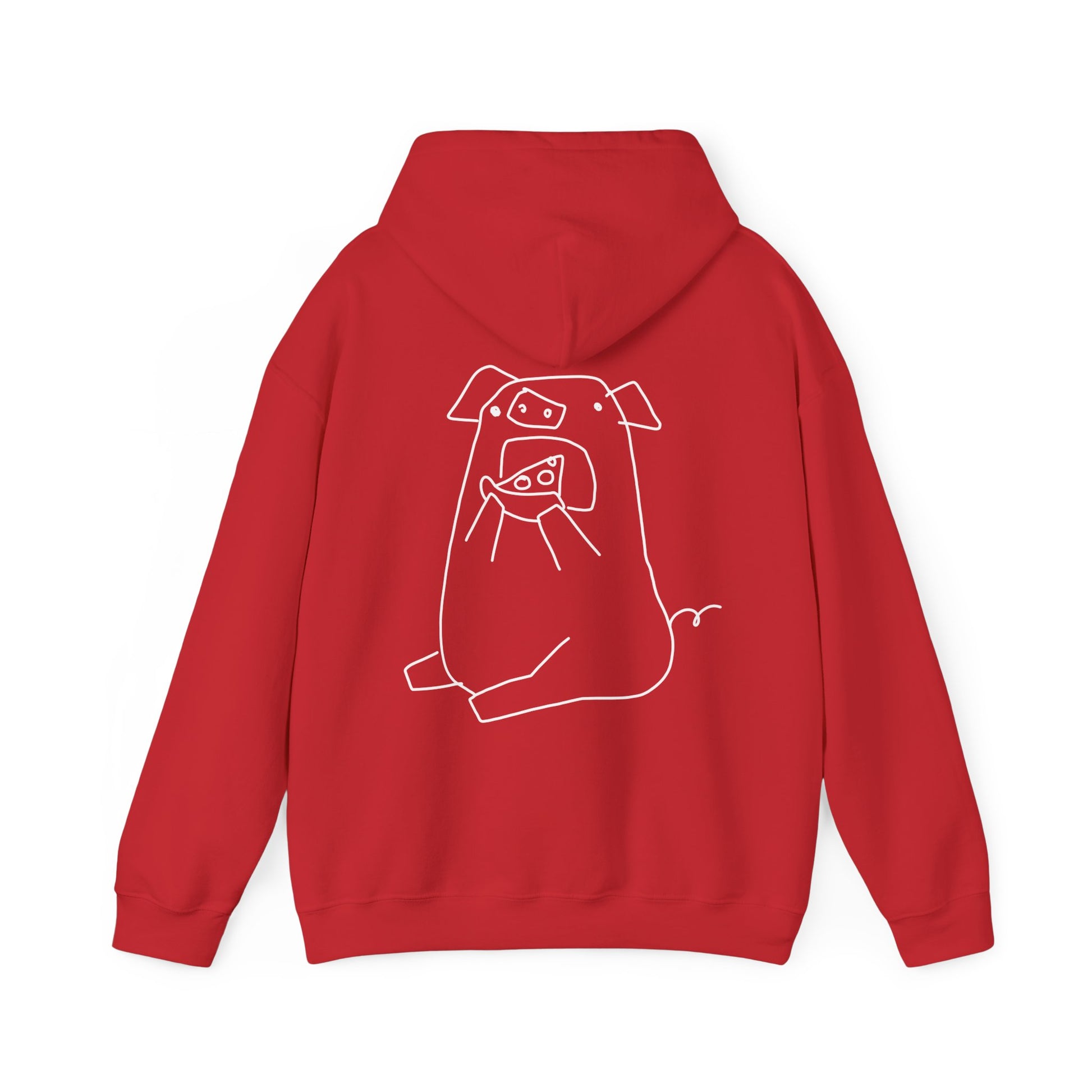 Pizza Piggy Unisex Hooded Sweatshirt - ALIQUOS