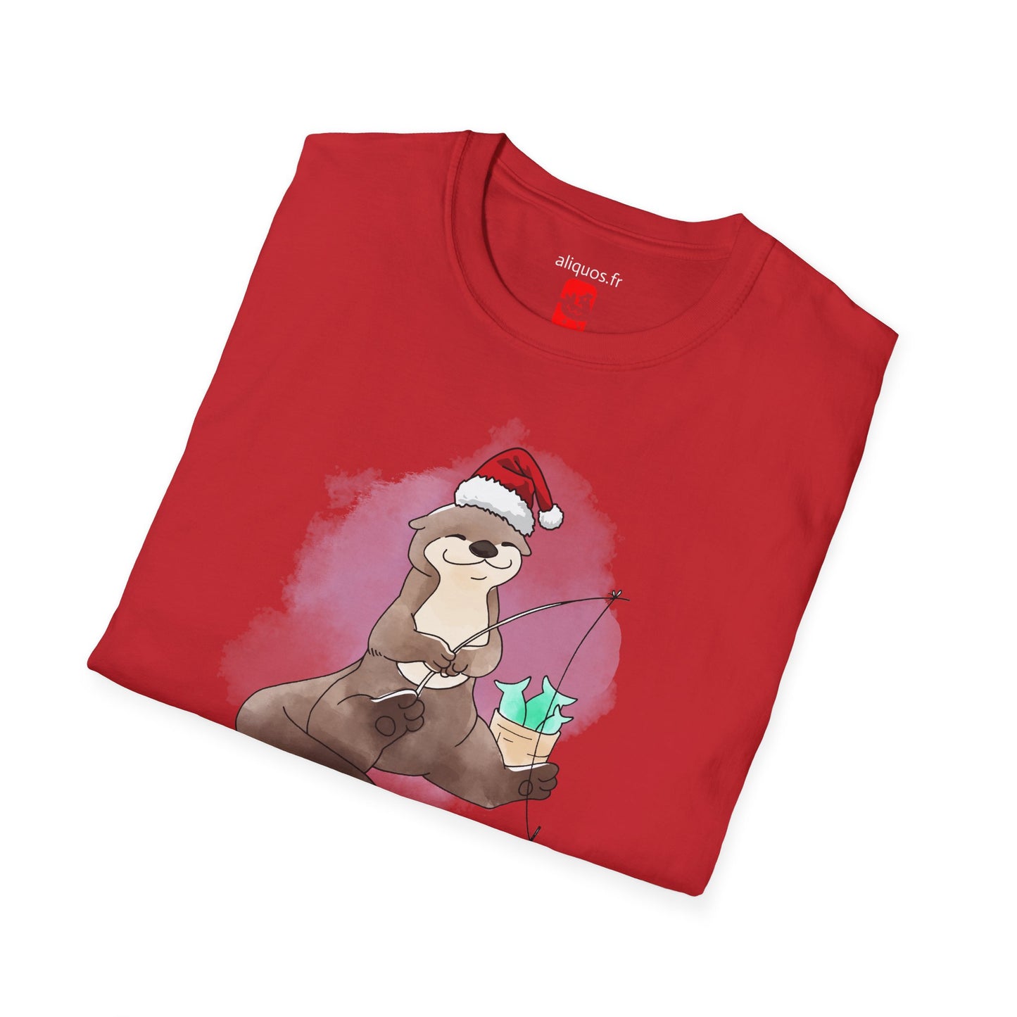 Unisex T-Shirt - Christmas Otter 6