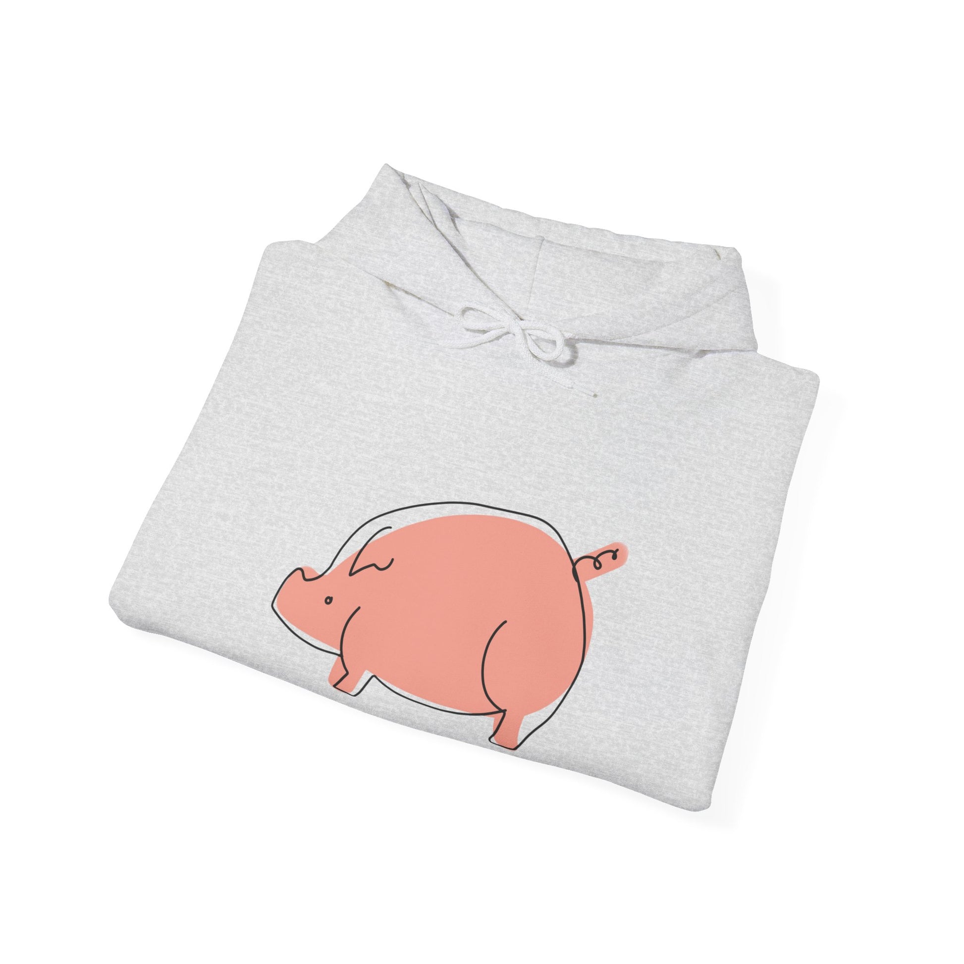 Chubby Piggy Unisex Hooded Sweatshirt - ALIQUOS