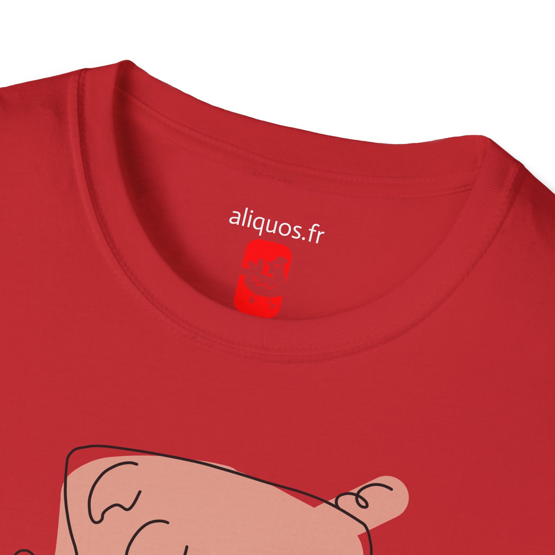 Blocky Piggy Unisex Tee - ALIQUOS