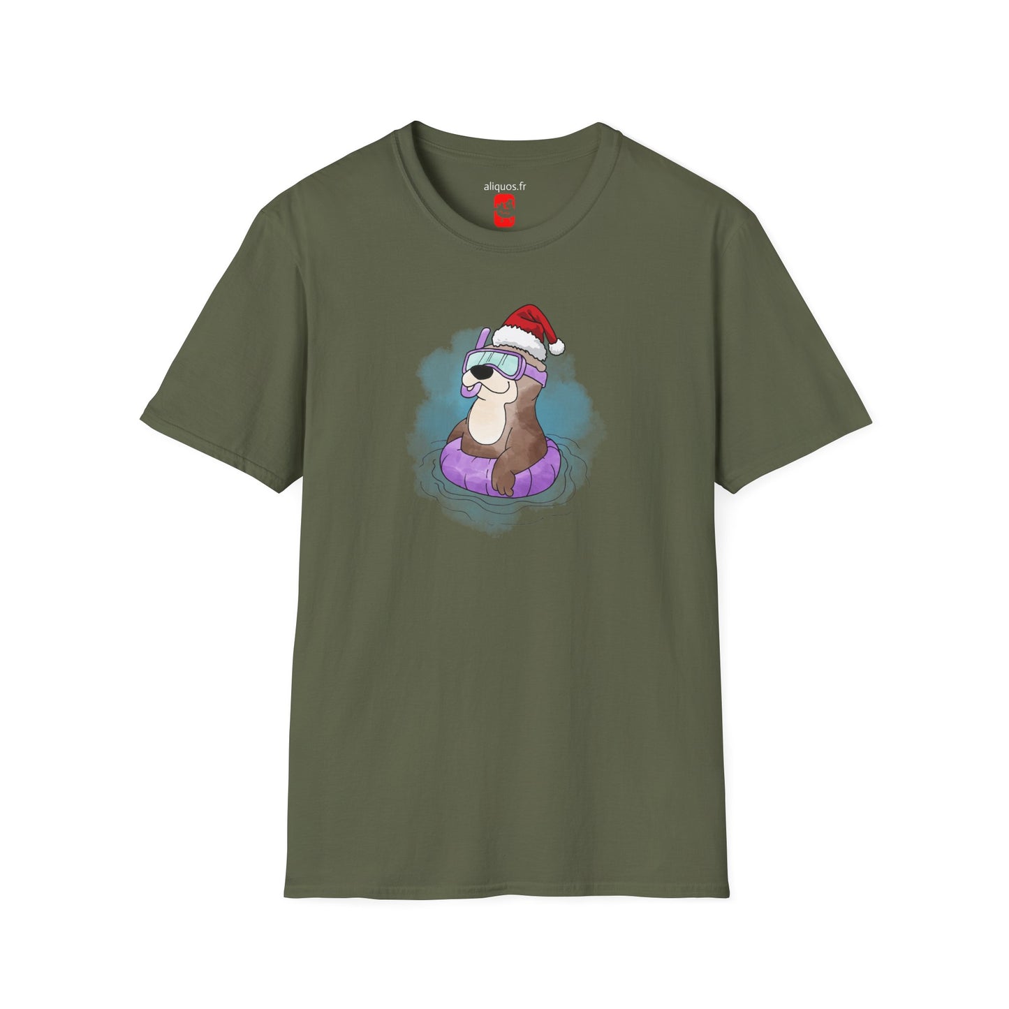 Unisex T-Shirt - Christmas Otter 4