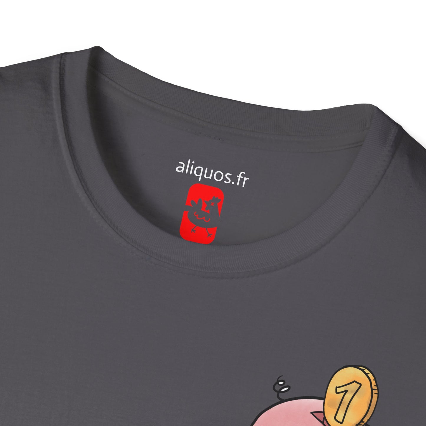 Unisex T-Shirt - Piggy Bank -  Aliquos