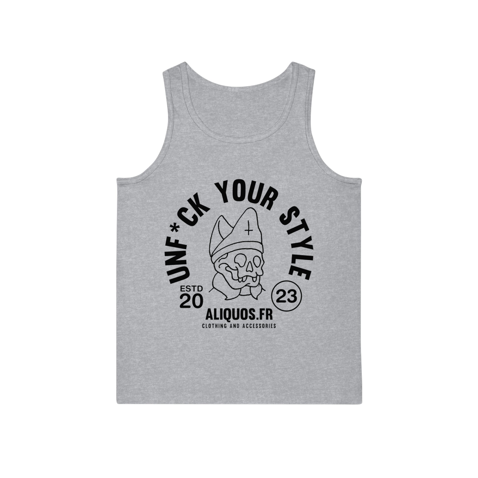 Evil Bishop Unisex Softstyle™ Tank Top - ALIQUOS