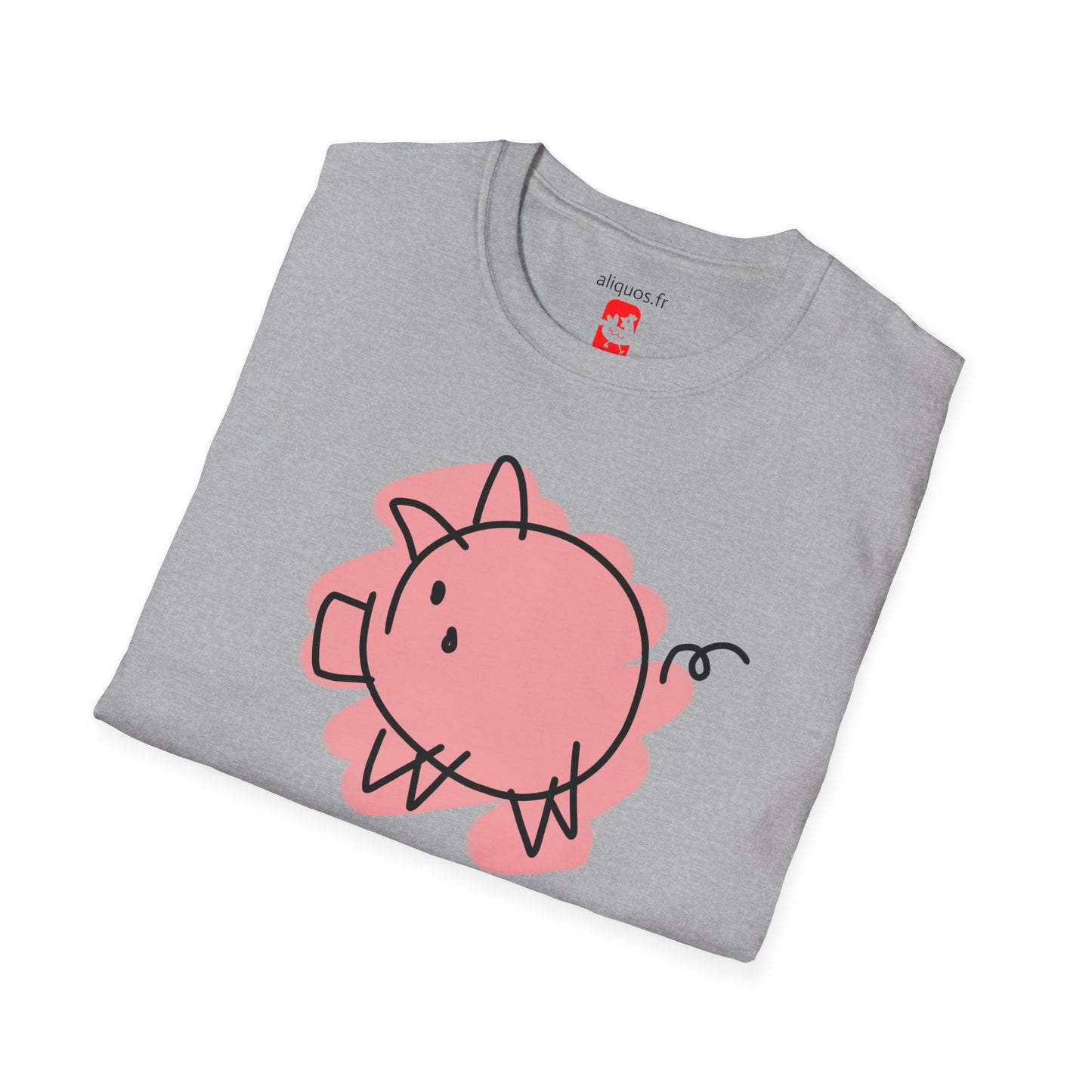 Unisex T-Shirt - Circle Piggy -  Aliquos