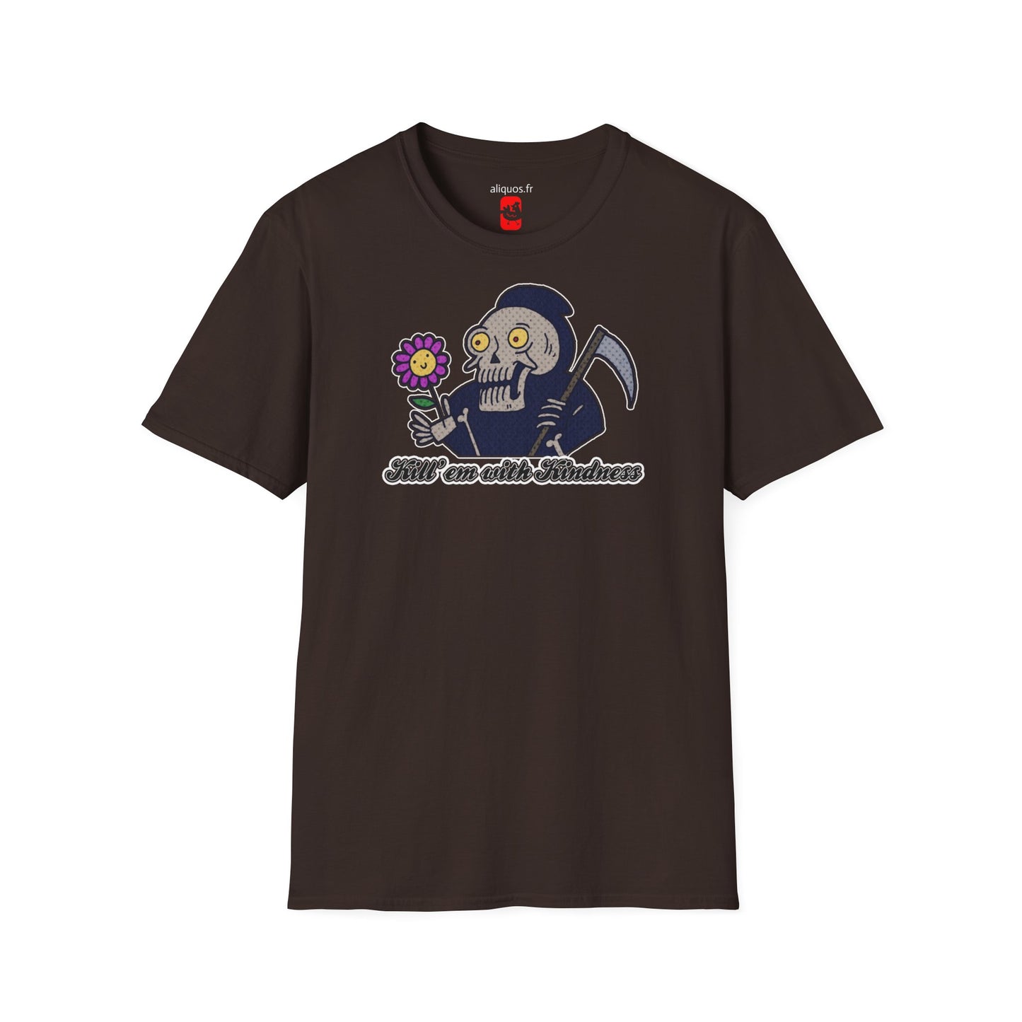 Unisex Tee - Kill Them With Kindness Design - ALIQUOS