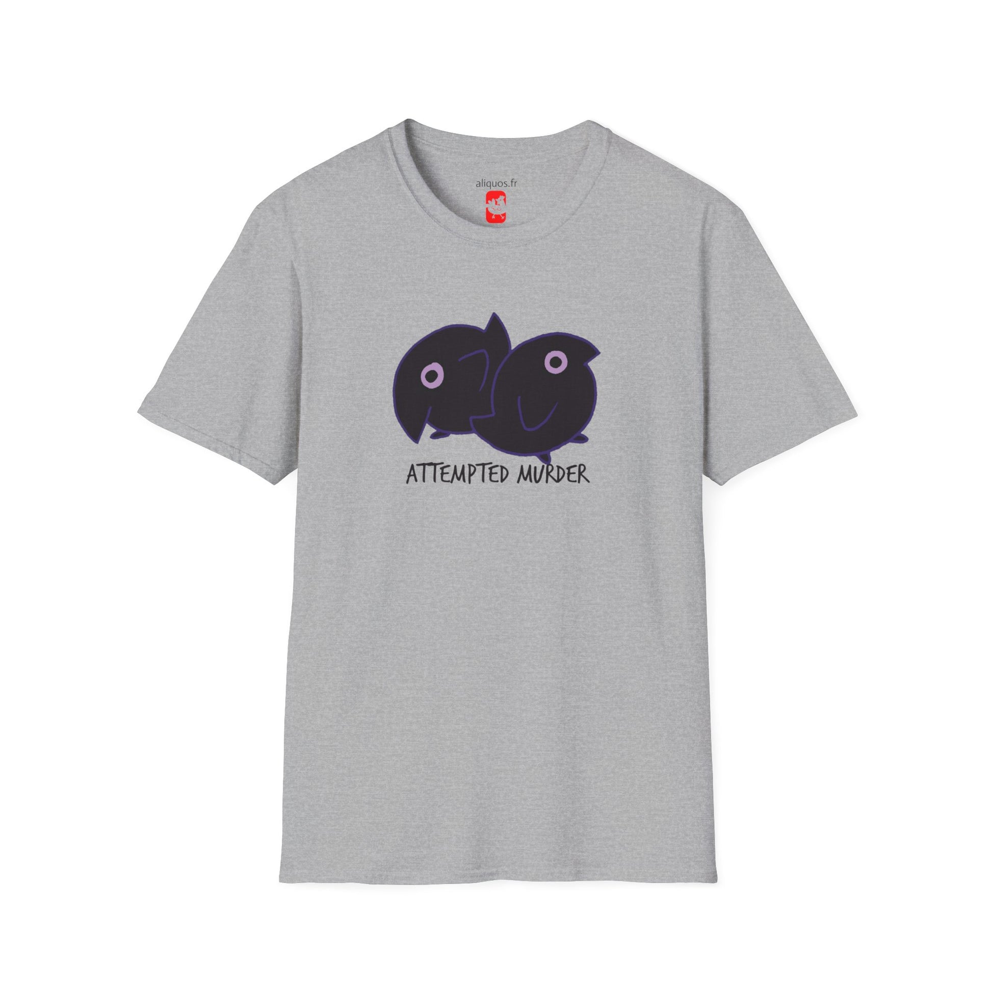 Unisex Tee - Attempted Murder Design - ALIQUOS