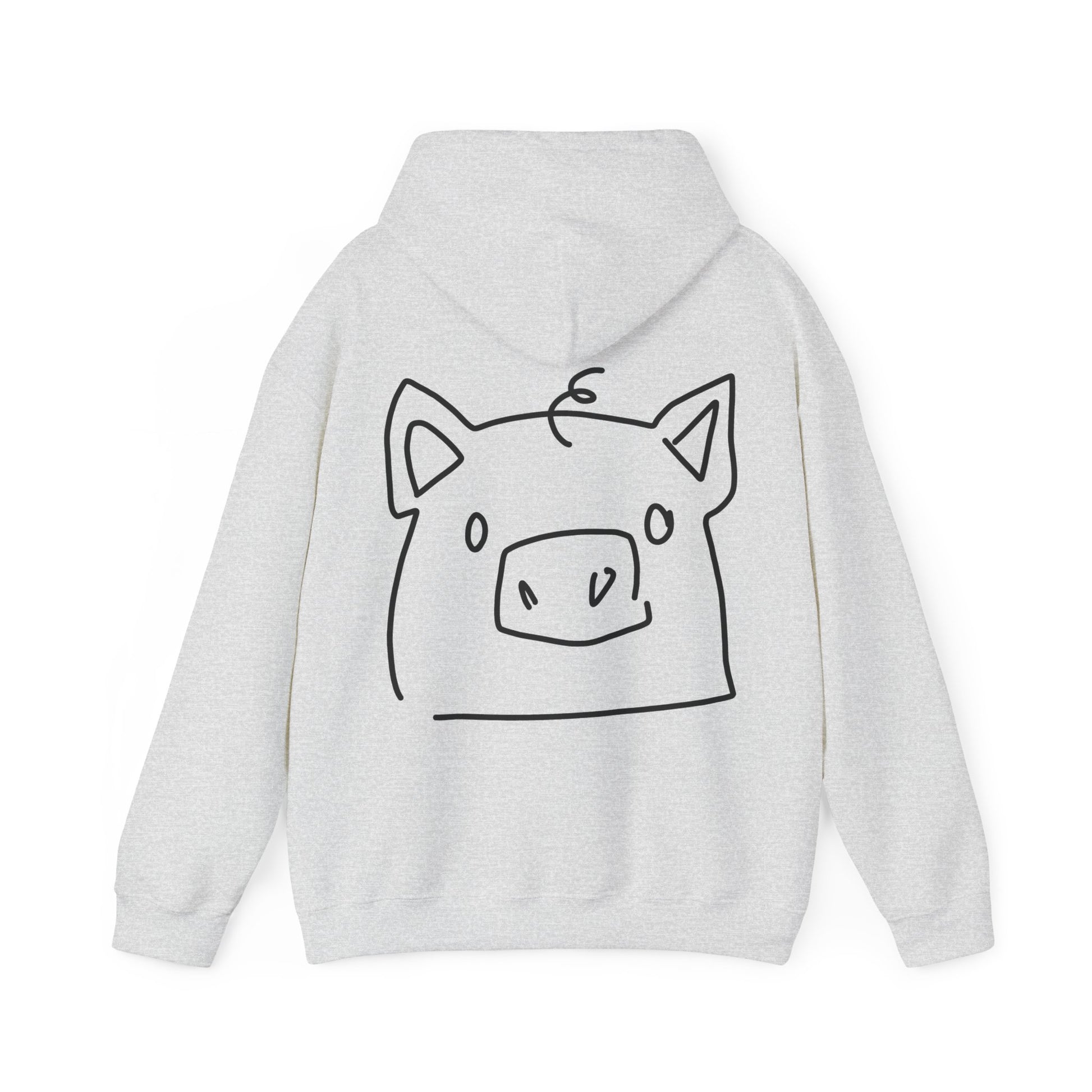 Piggy Face Unisex Hooded Sweatshirt - ALIQUOS