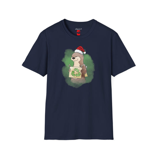 Unisex T-Shirt - Christmas Otter 5