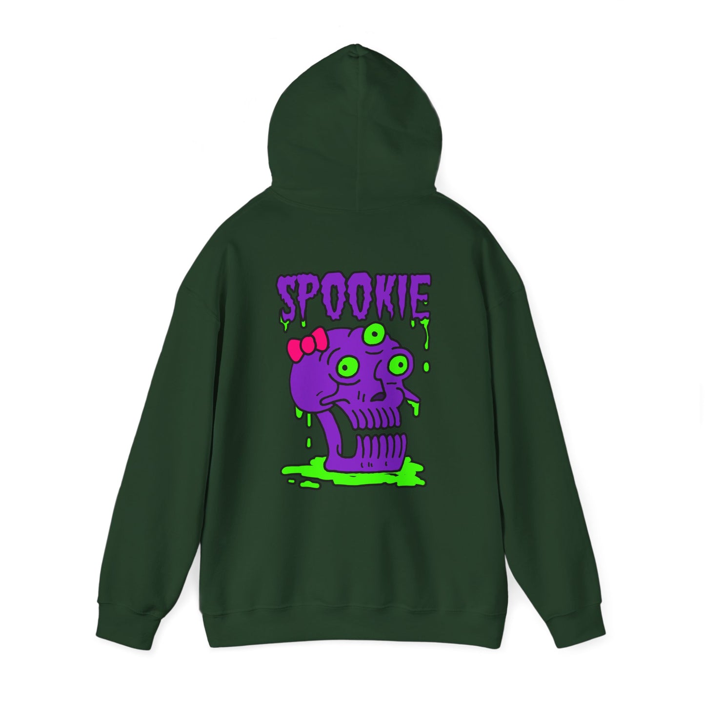 Unisex Hooded Sweatshirt -  Three-Eyed Skull 'Spookie' Design - ALIQUOS