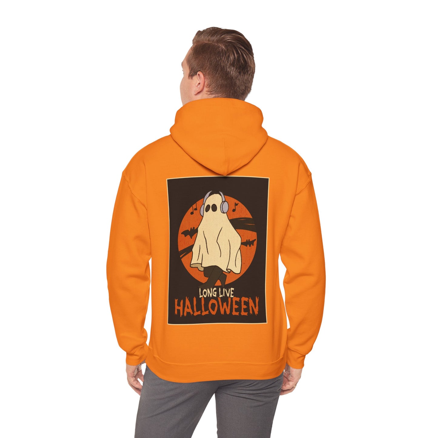 Sweat à capuche unisexe - Motif « Fantôme musical » 