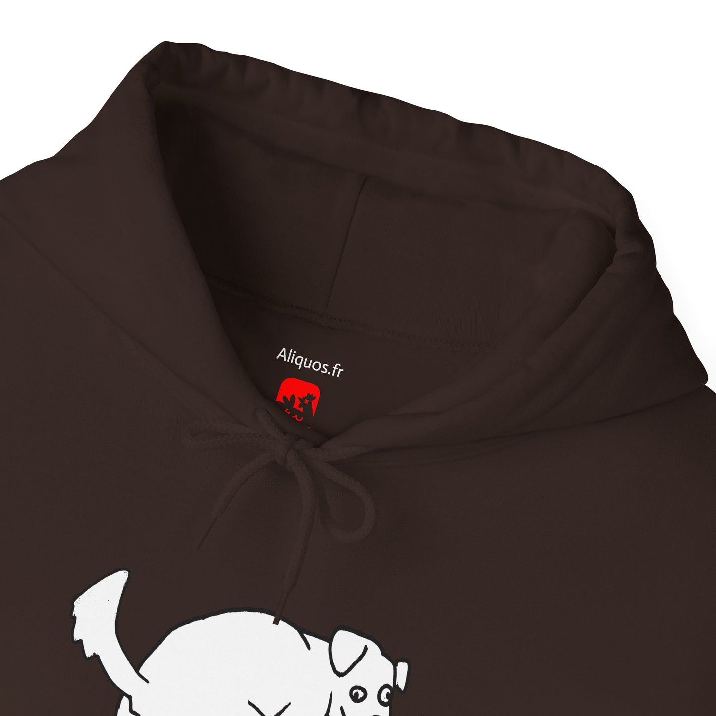 Unisex Hooded Sweatshirt -  Doggy Rainbow Factory - ALIQUOS