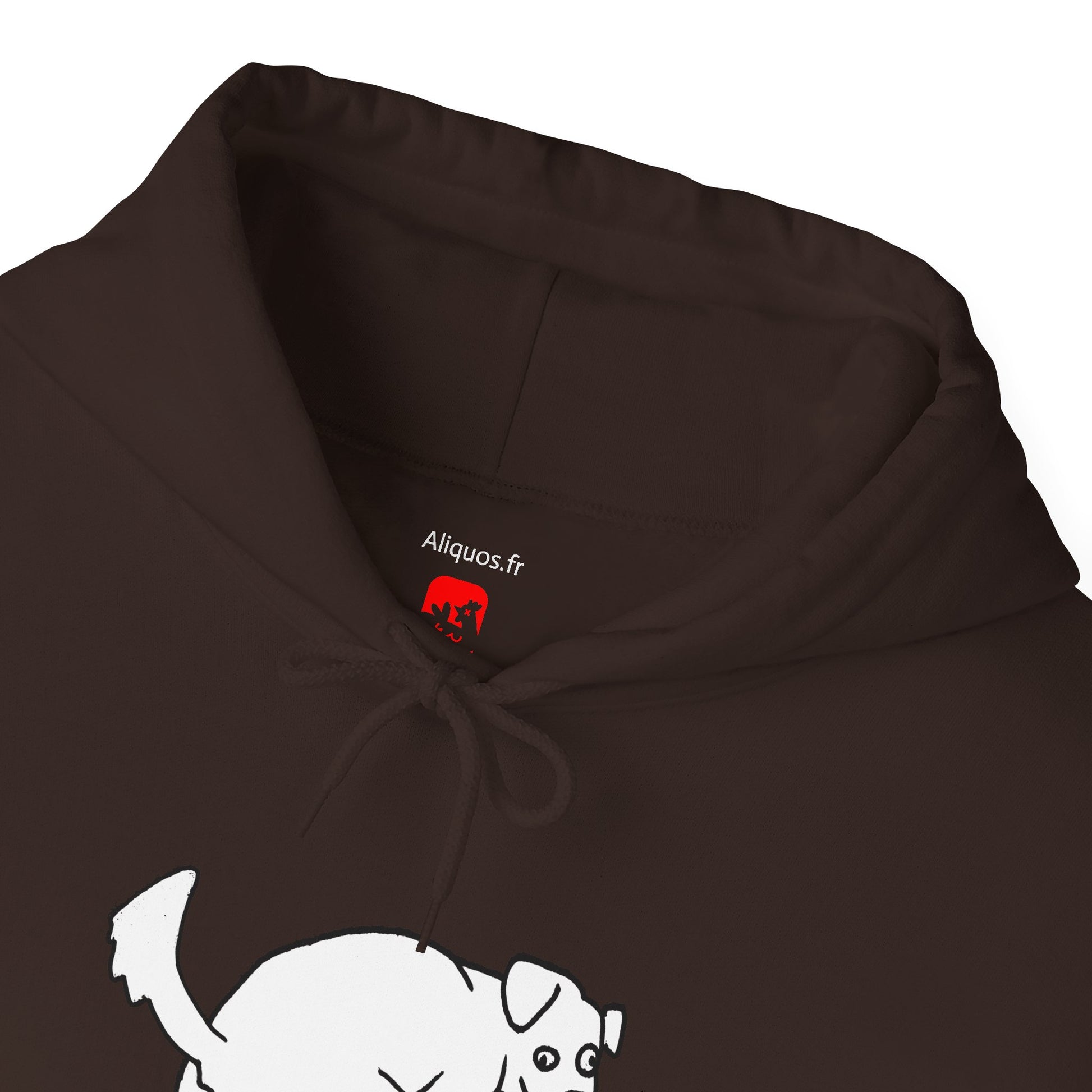 Unisex Hooded Sweatshirt -  Doggy Rainbow Factory - ALIQUOS