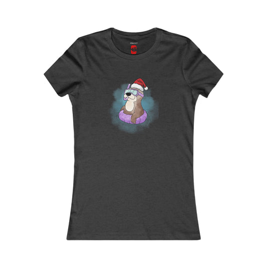 Damen T-Shirt - Weihnachtsotter 4 