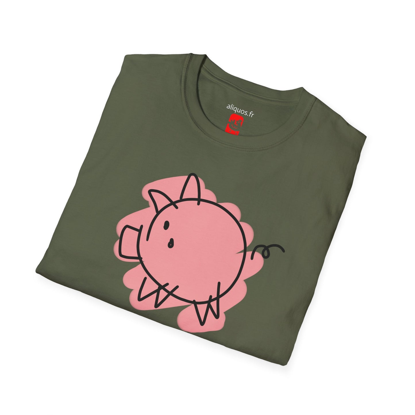 Unisex T-Shirt - Circle Piggy -  Aliquos