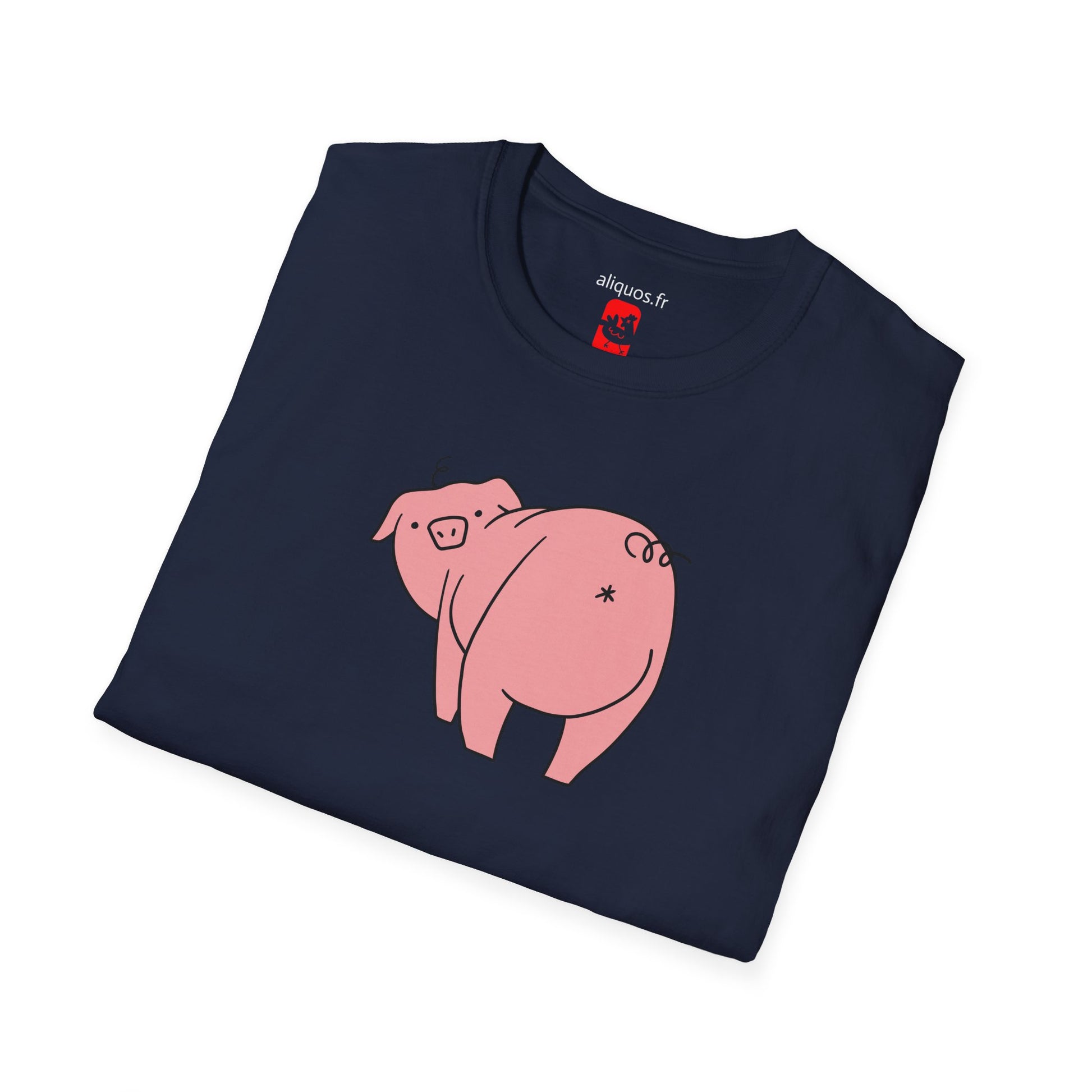 Piggy Rear Unisex Tee - ALIQUOS
