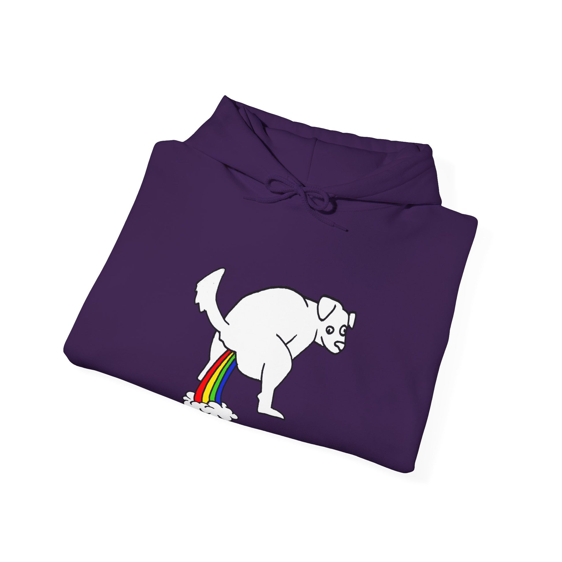 Unisex Hooded Sweatshirt -  Doggy Rainbow Factory - ALIQUOS