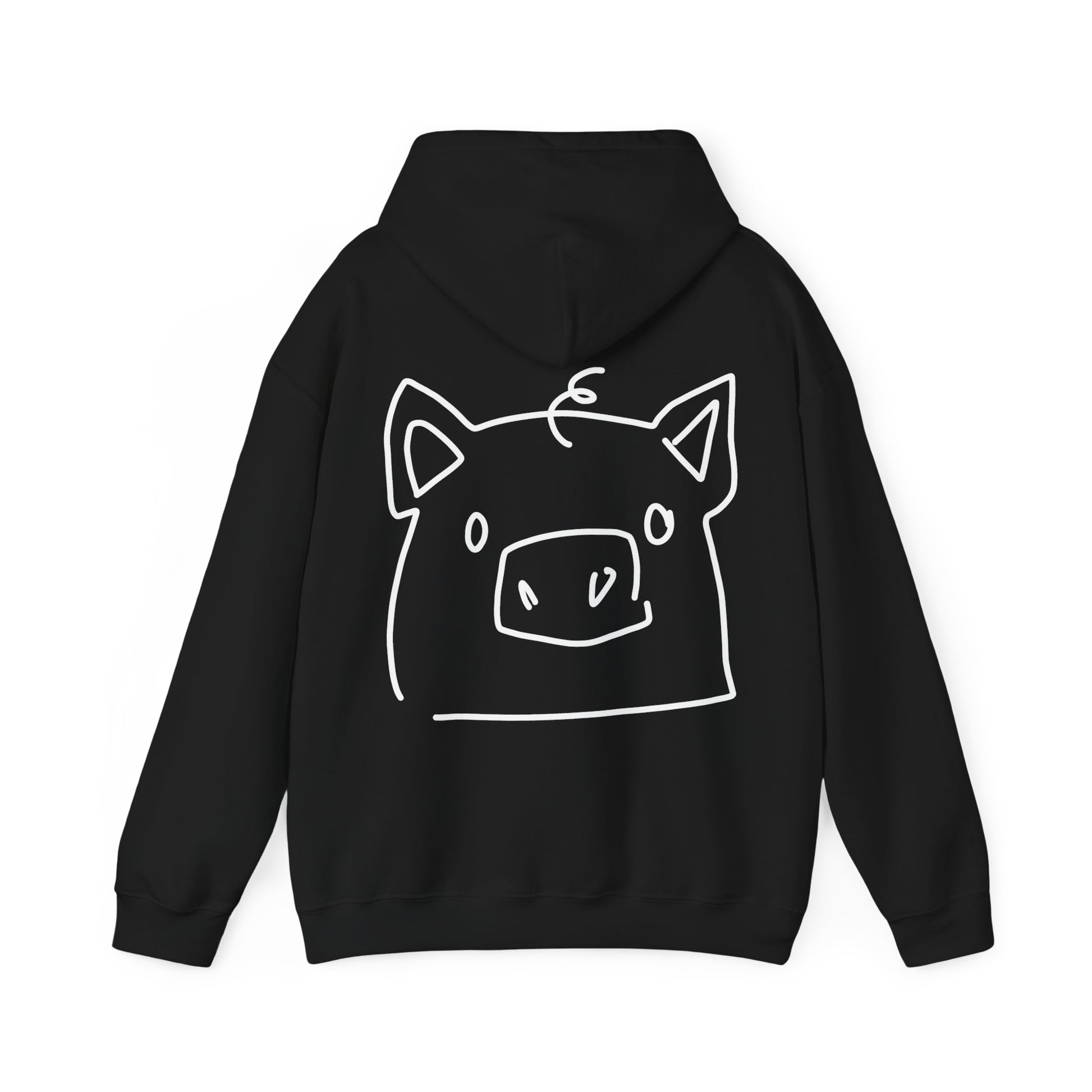 Piggy Face Unisex Hooded Sweatshirt - ALIQUOS