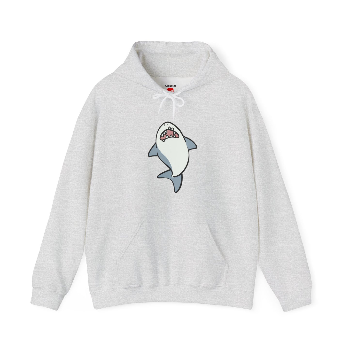Sweat à capuche unisexe - Requin hurlant - Aliquos 