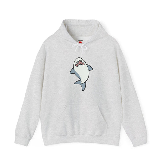 Unisex Hooded Sweatshirt - Screaming Shark - Aliquos