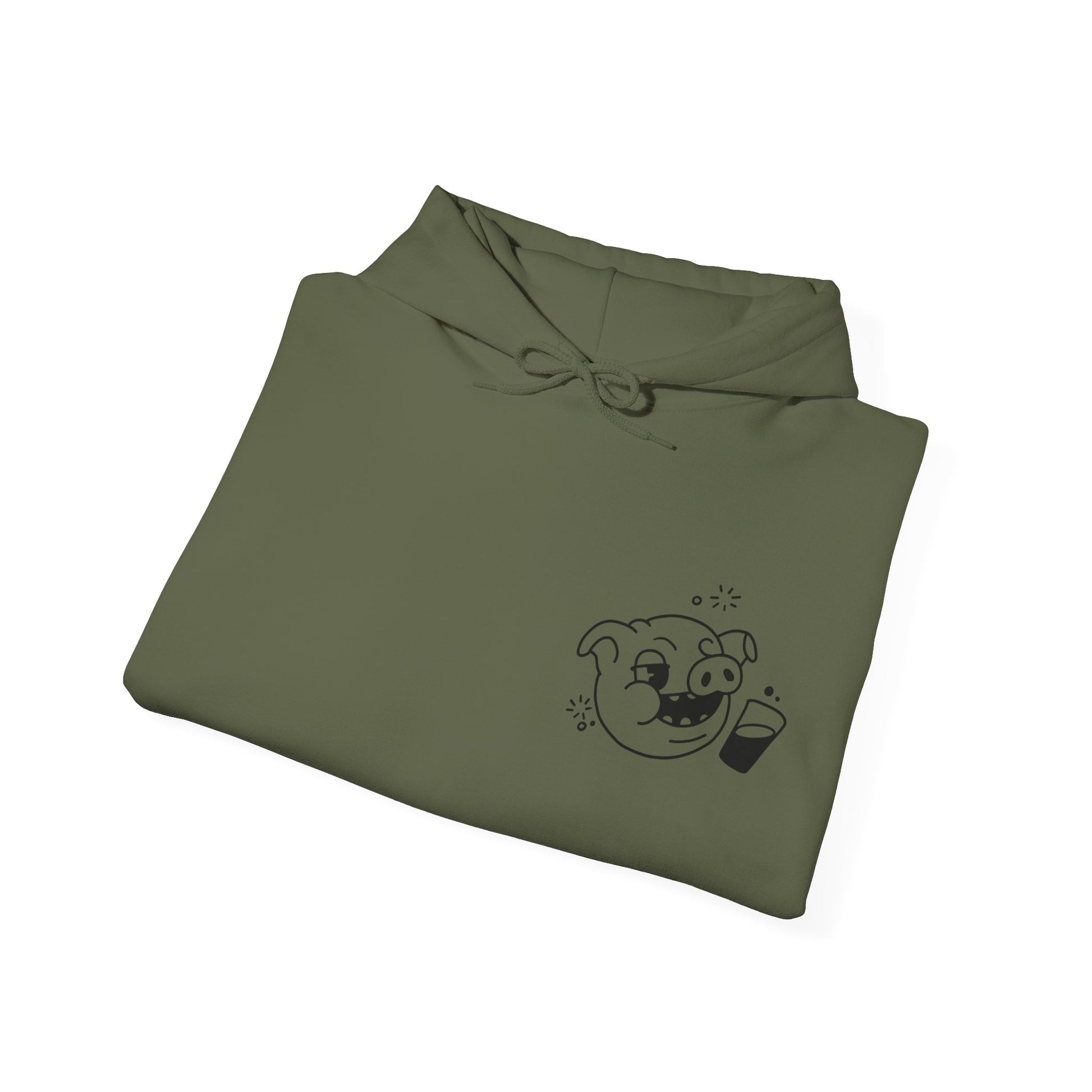 Drunken Piggy Unisex Hooded Sweatshirt - ALIQUOS