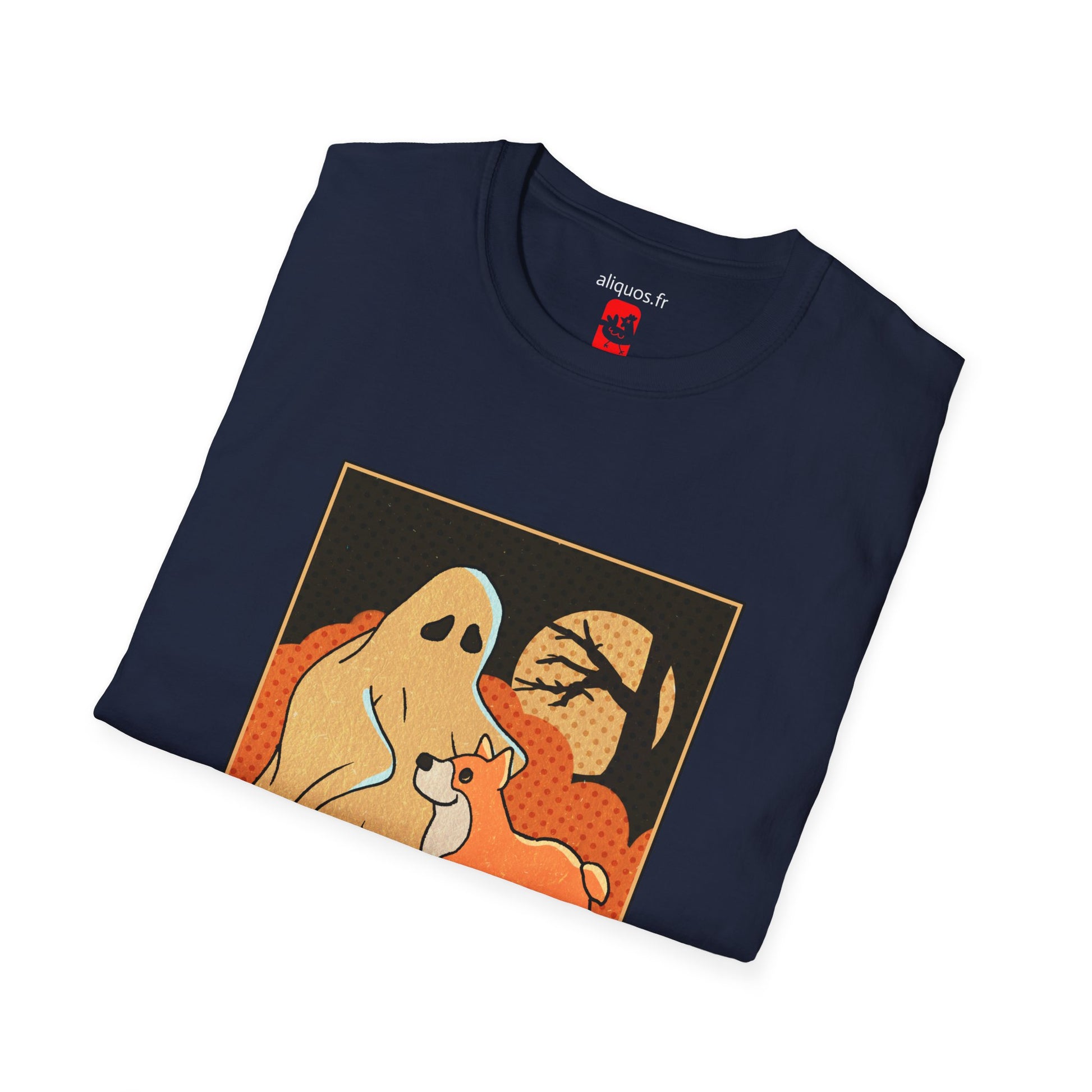 Unisex T-Shirt - 'Dogs won't ghost you' - ALIQUOS