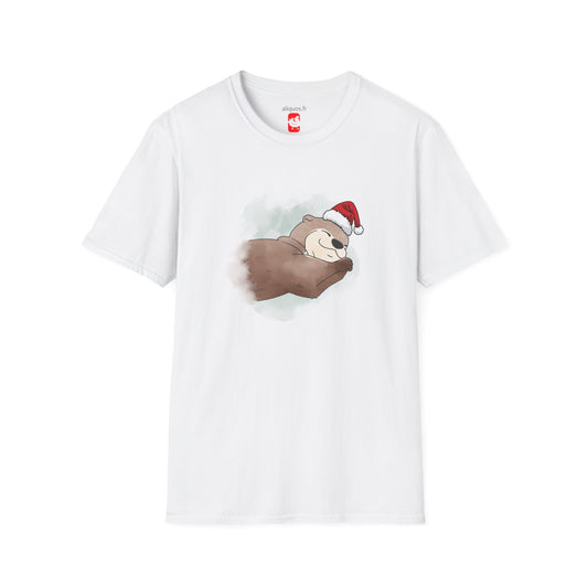 Unisex T-Shirt - Christmas Otter 18