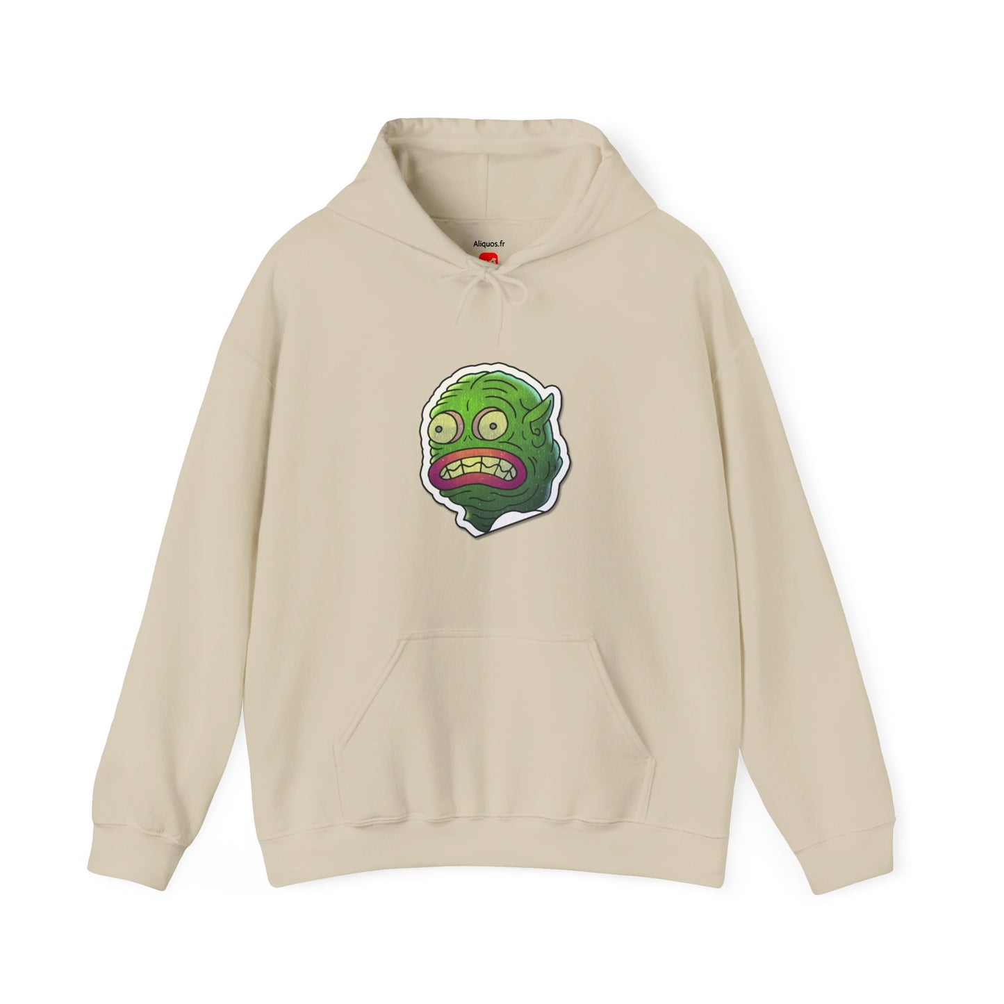 Unisex Hooded Sweatshirt - Water Monster Design - ALIQUOS