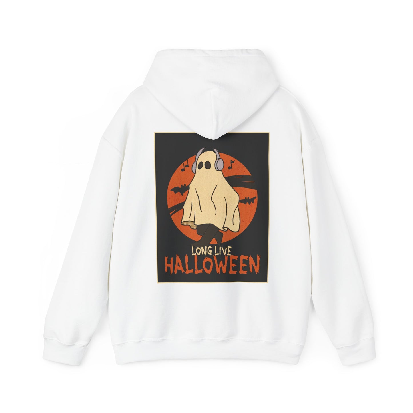 Sweat à capuche unisexe - Motif « Fantôme musical » 