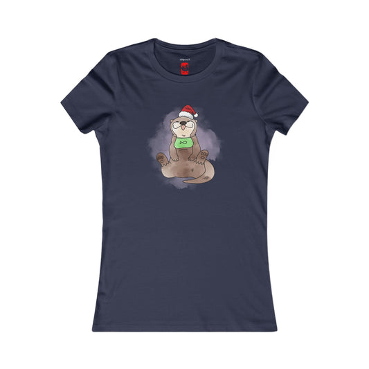 Damen T-Shirt - Weihnachtsotter 2 