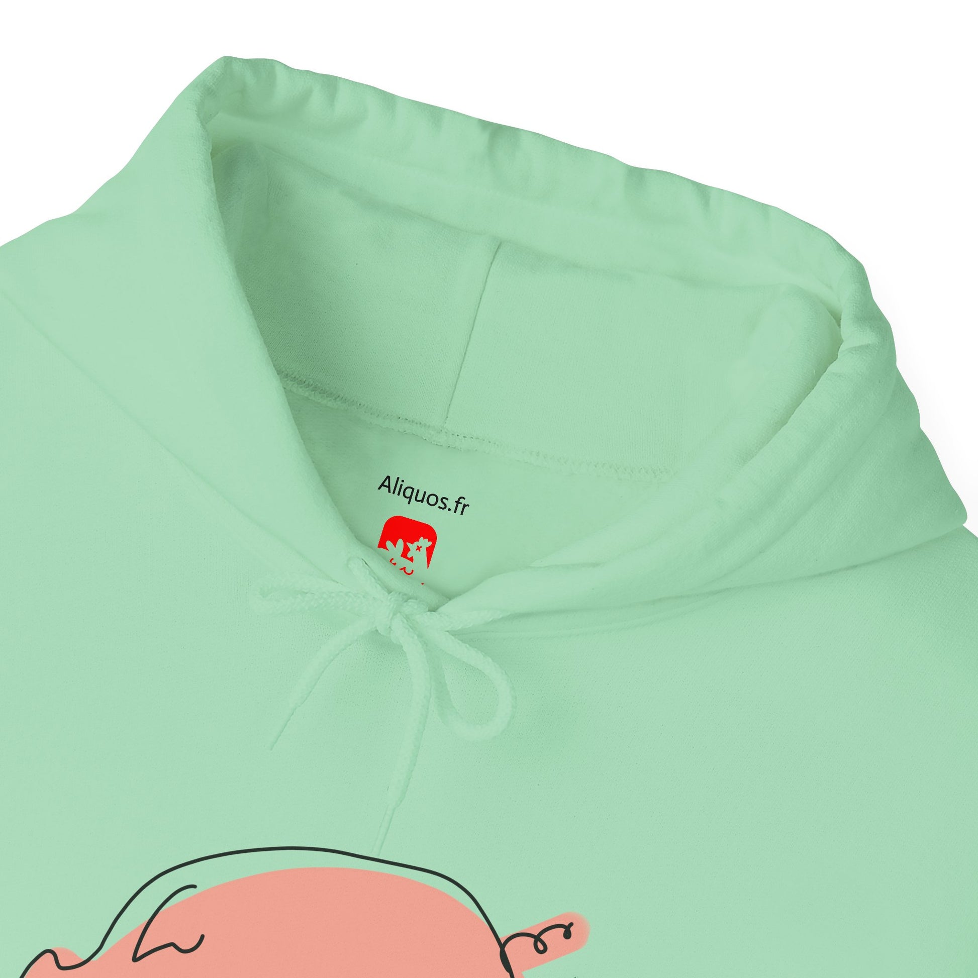 Chubby Piggy Unisex Hooded Sweatshirt - ALIQUOS