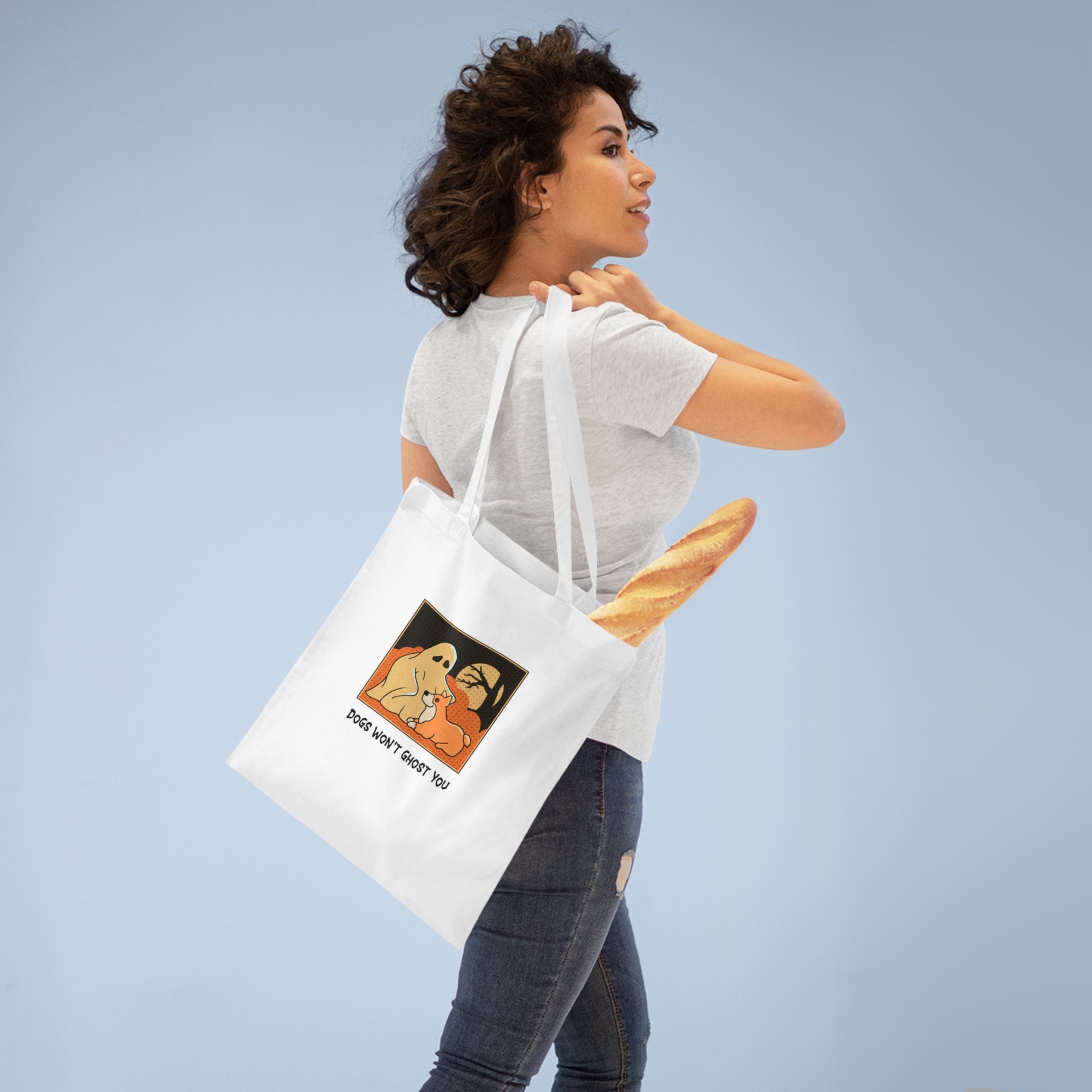 Tote Bag - 'Dogs Won't Ghost You' - ALIQUOS