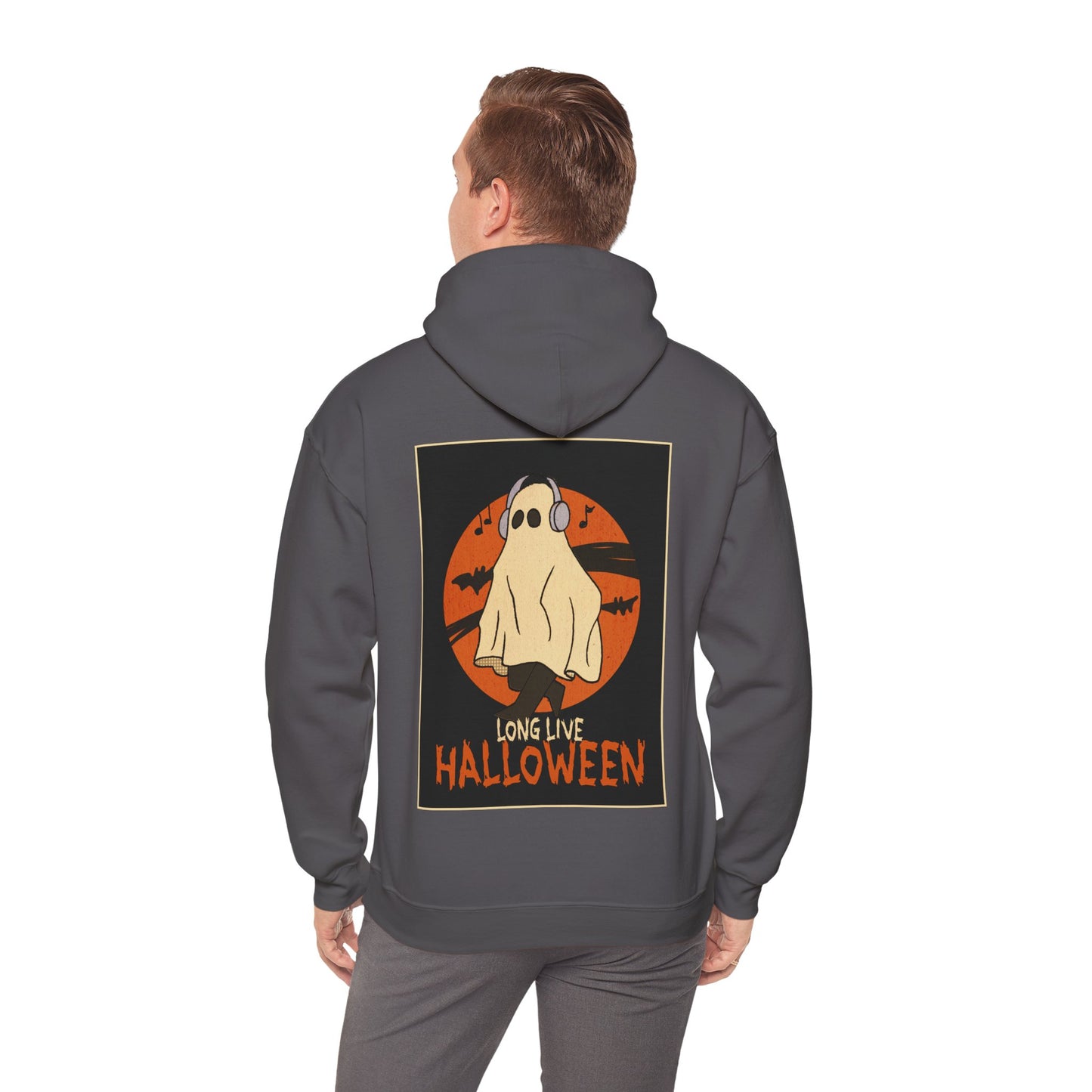 Sweat à capuche unisexe - Motif « Fantôme musical » 