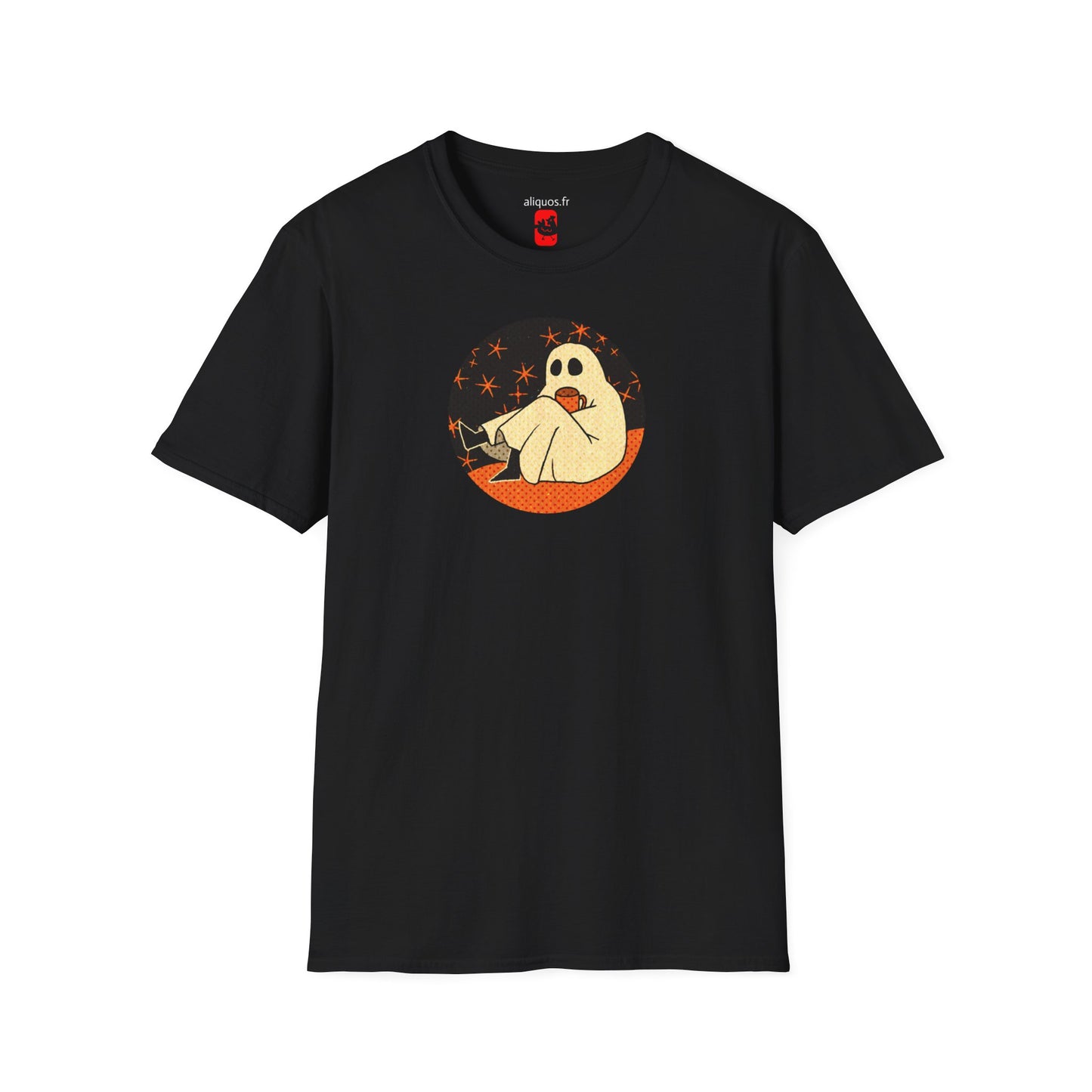 Unisex T-Shirt - 'Moonlit Coffee' Design