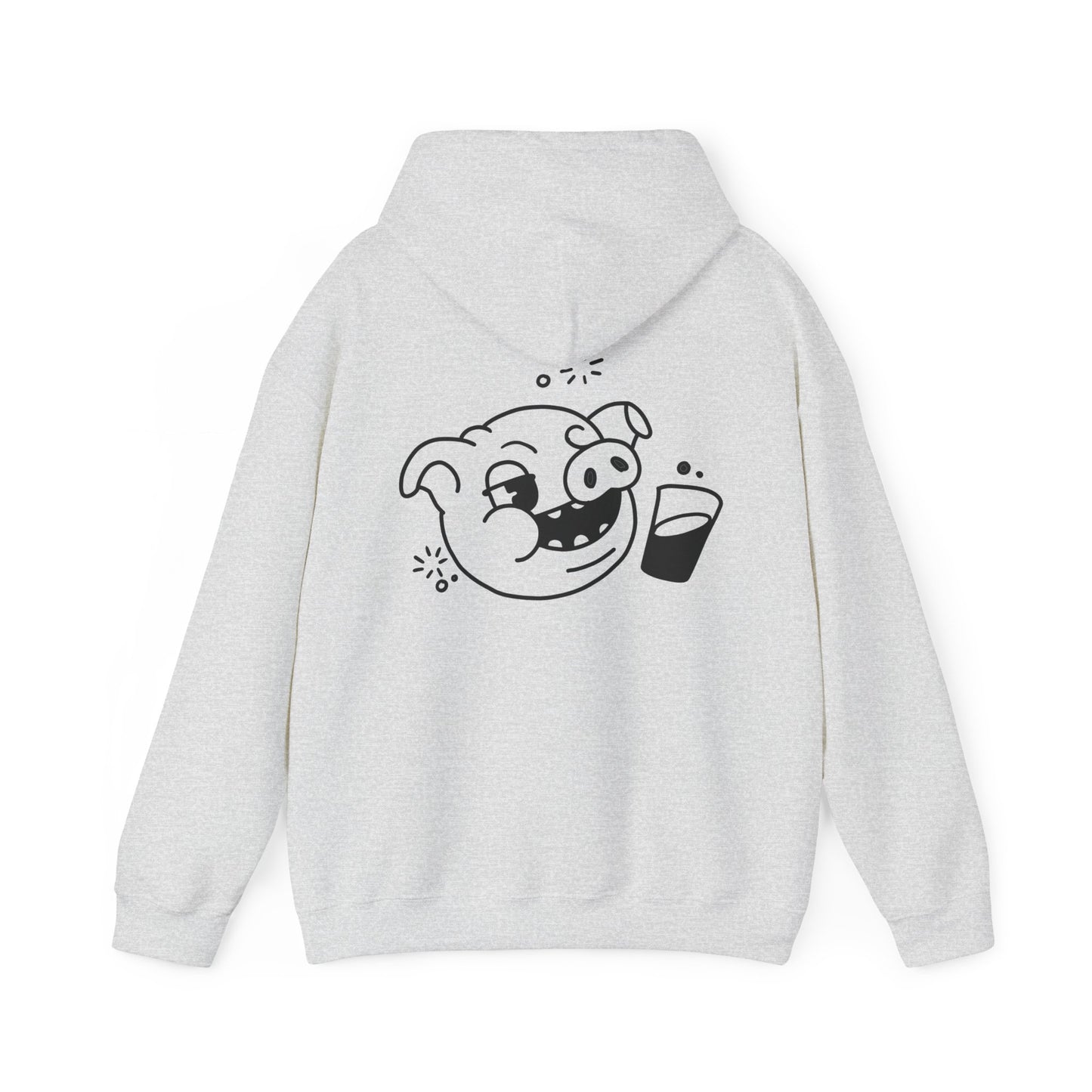 Drunken Piggy Unisex Hooded Sweatshirt - ALIQUOS